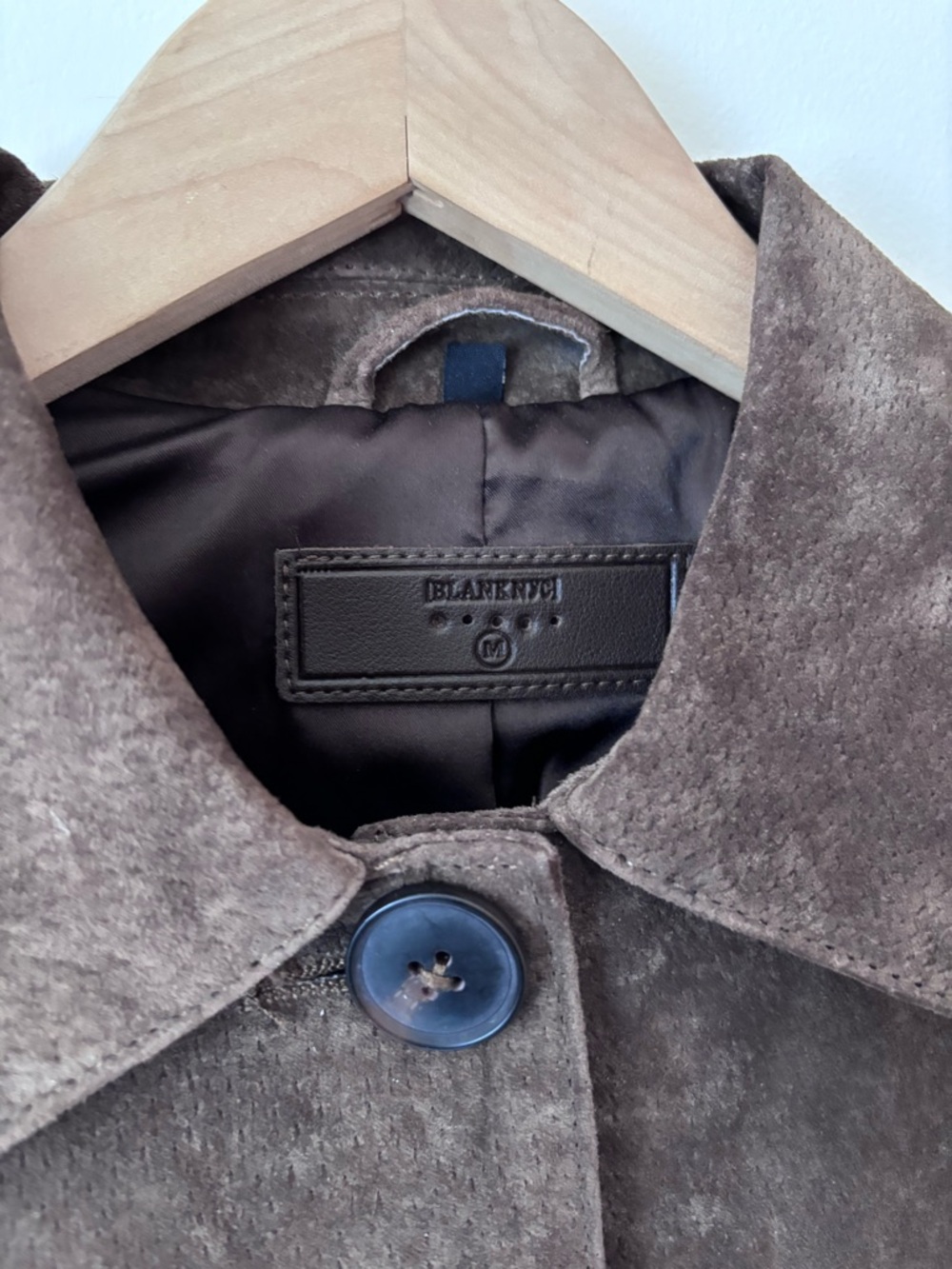 Blanknyc black coffee suede jacket size medium - Picture 4 of 5